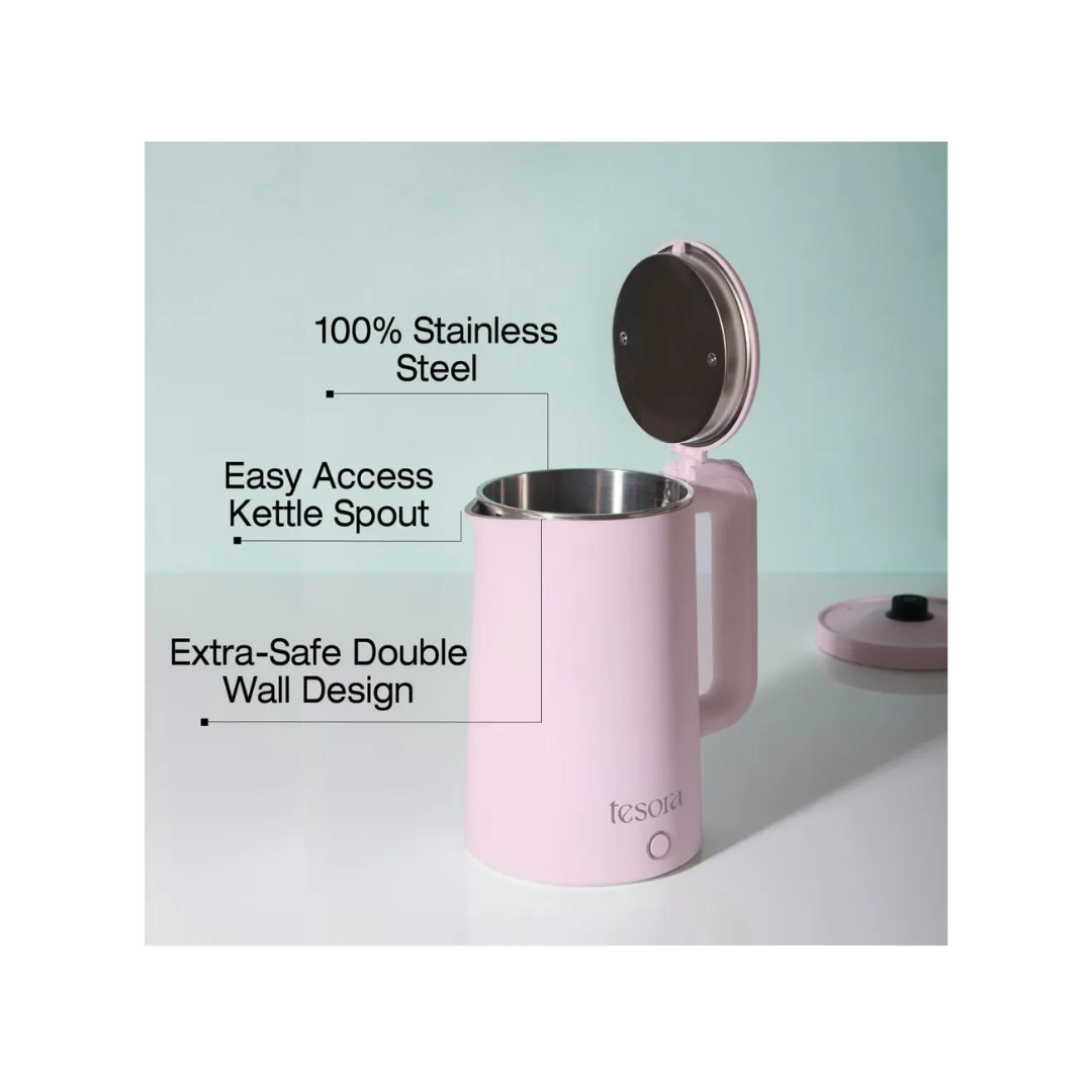 Tesora Large Premium Electric Kettle | 1.8L | Pink |