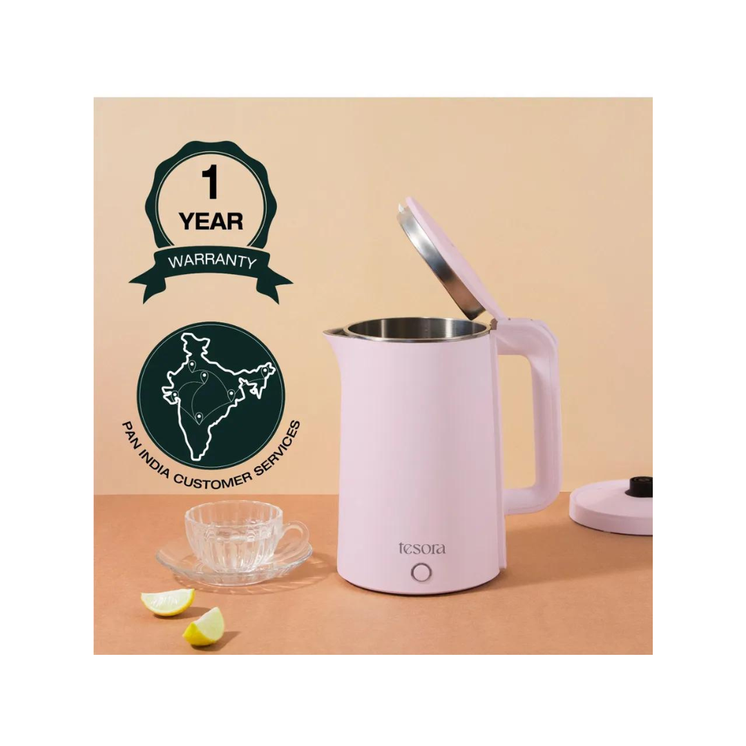 Tesora Large Premium Electric Kettle | 1.8L | Pink |