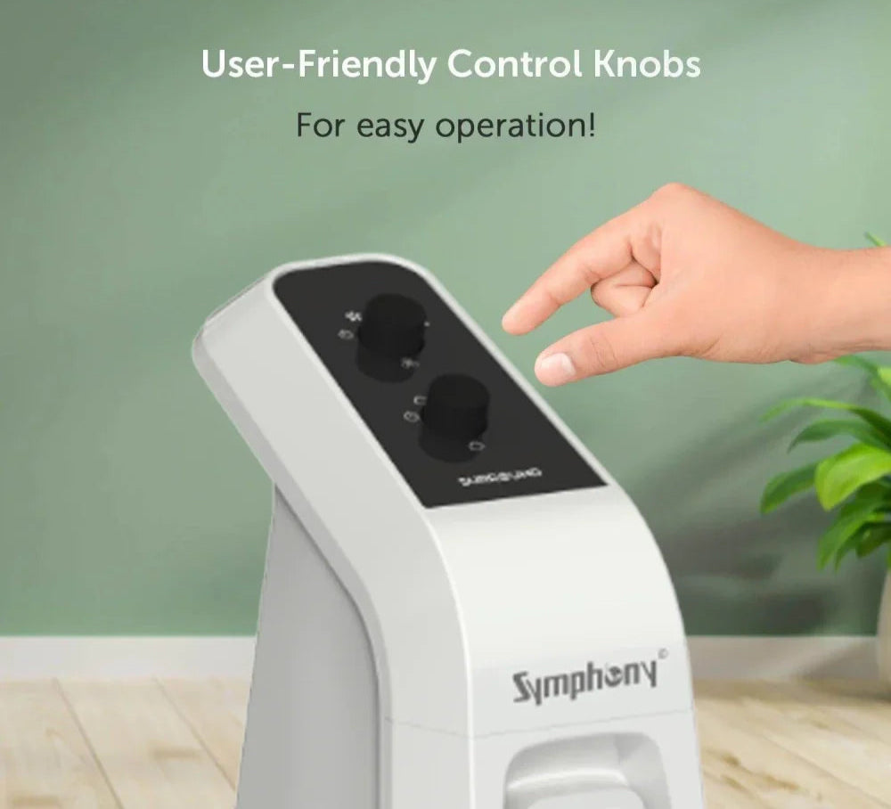 Symphony Surround SR Tower Fan with Knob Control | White |