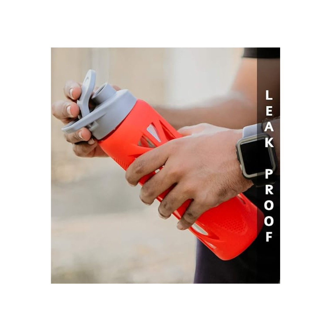 TintBox Borosilicate Glass Bottle | Energy Red |