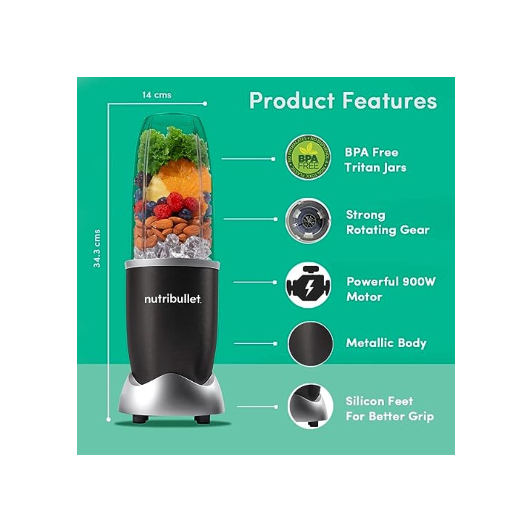 Nutribullet PRO High | 900 Watt | Black |