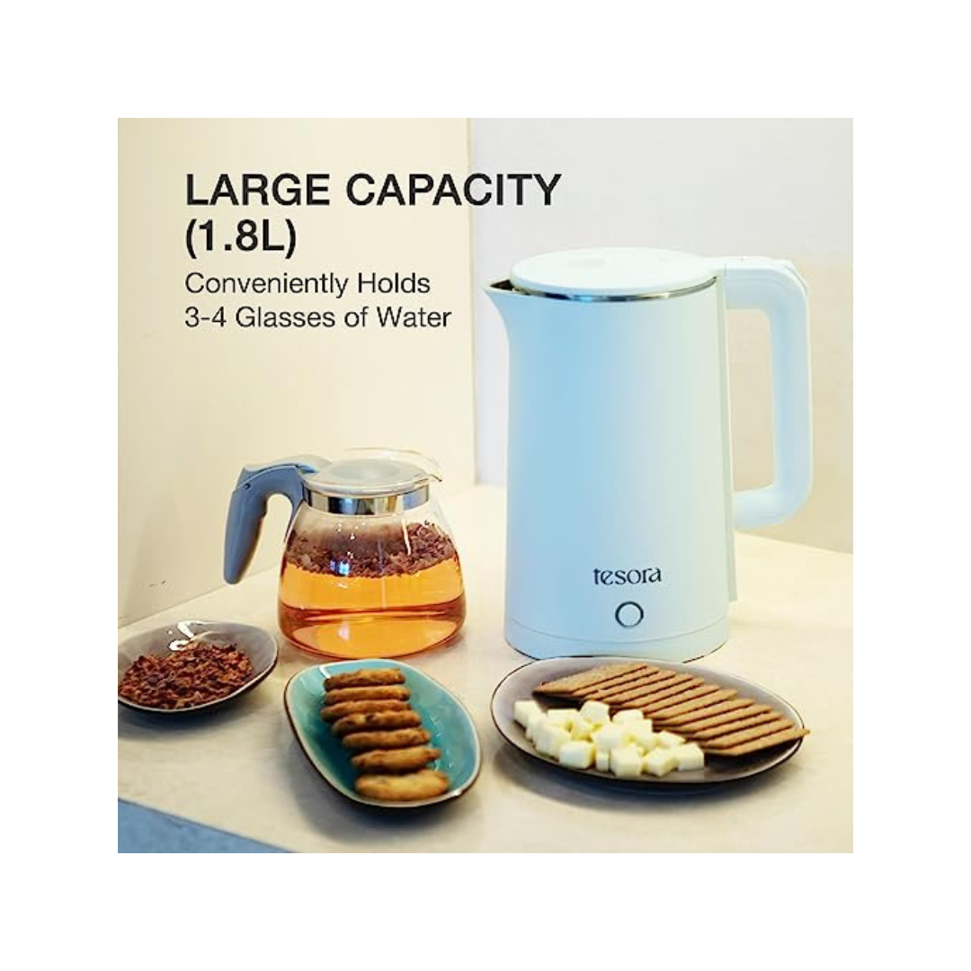 Tesora Large Premium Electric Kettle | 1.8L | Blue |
