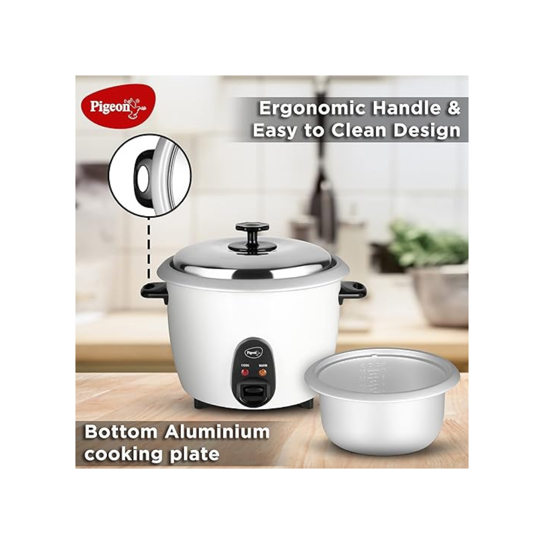Pigeon Joy Electric Rice Cooker Double Pot | 2.8-Litre |