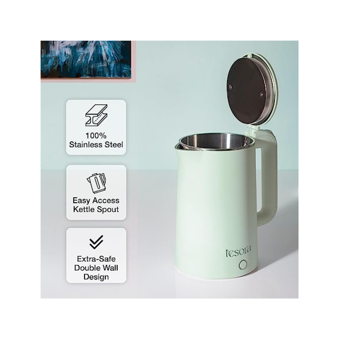 Tesora Large Premium Electric Kettle | 1.8L | Green |