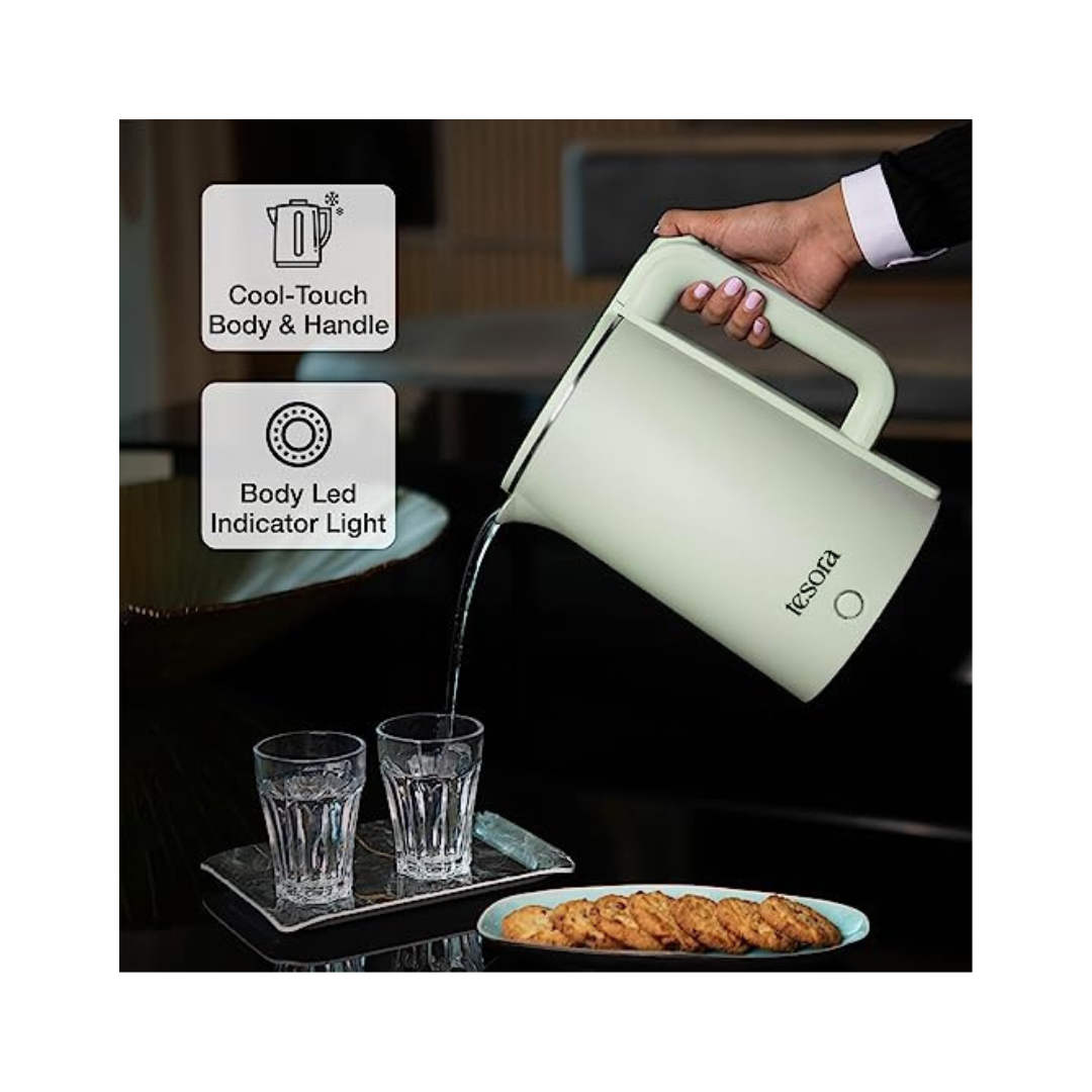 Tesora Large Premium Electric Kettle | 1.8L | Green |