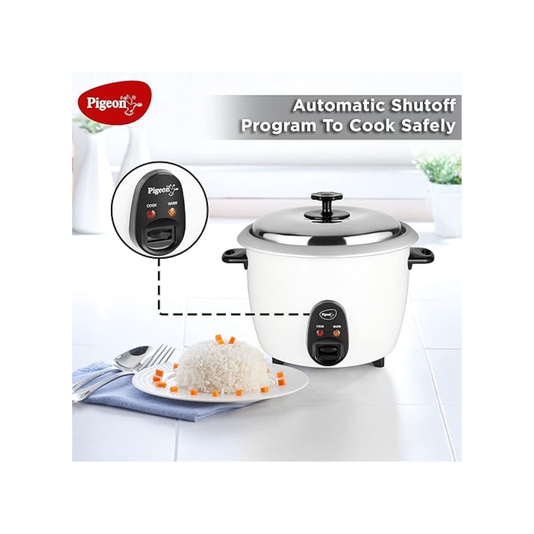 Pigeon Joy Electric Rice Cooker Double Pot | 2.8-Litre |