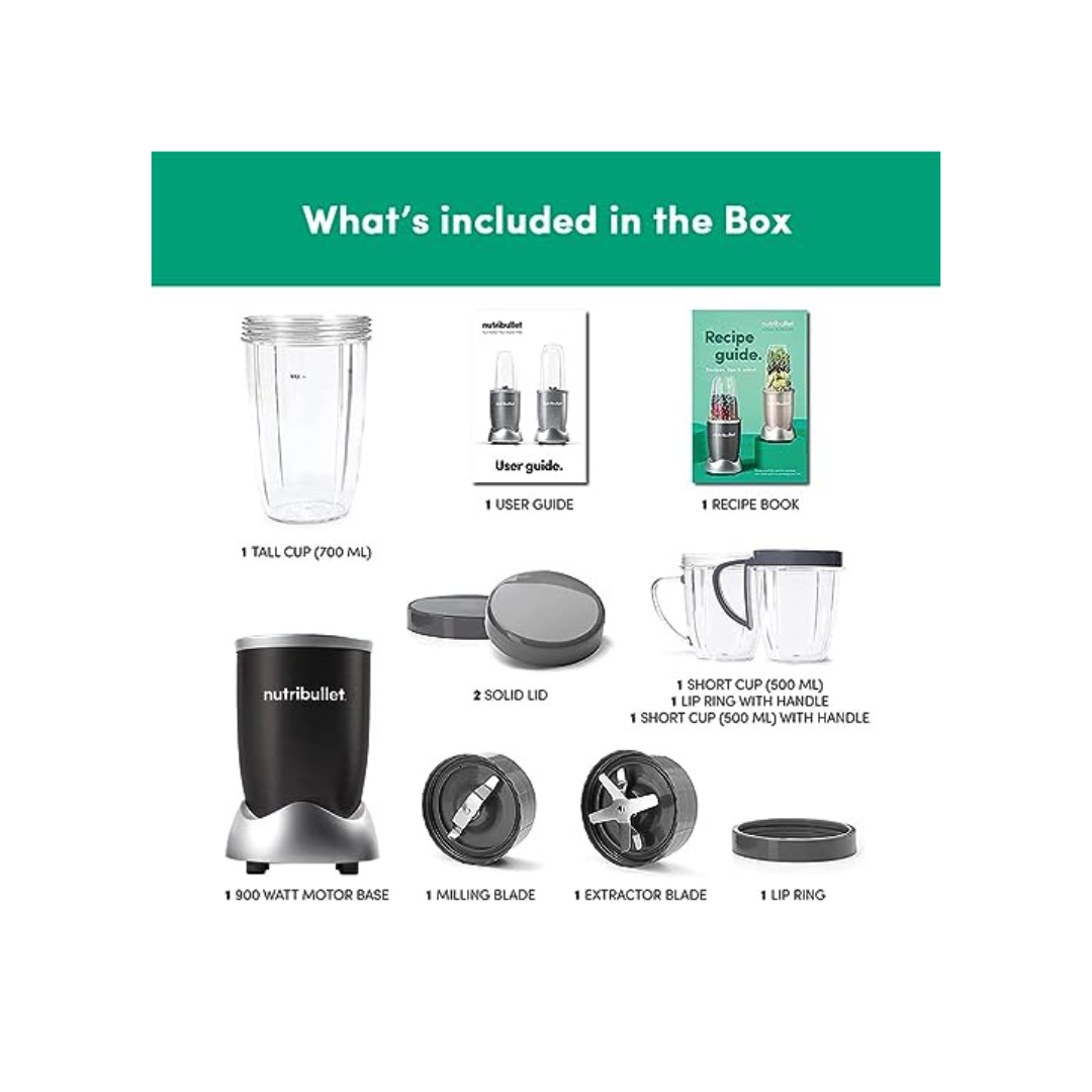 Nutribullet PRO High | 900 Watt | Black |