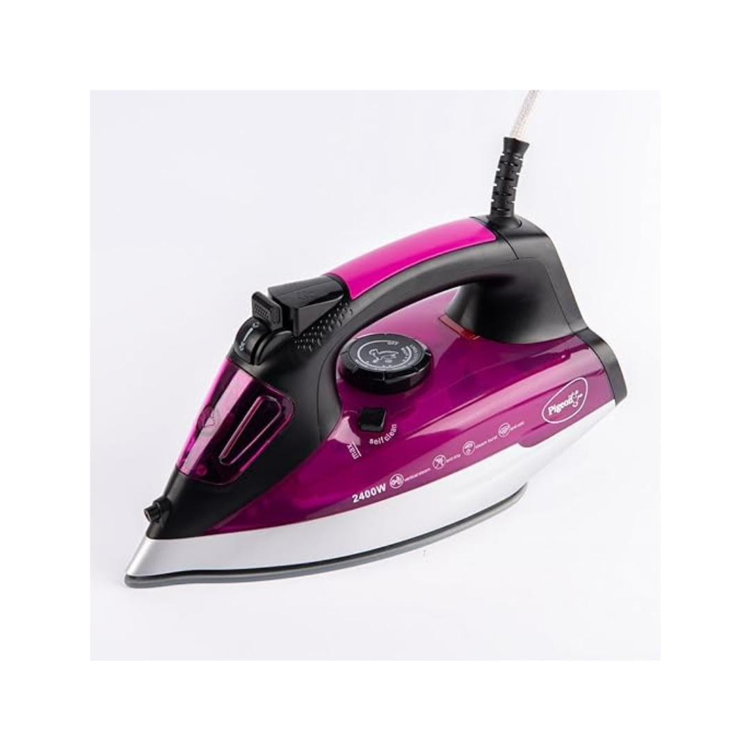 Pigeon Steam Iron | 2400 Watts | Purple |