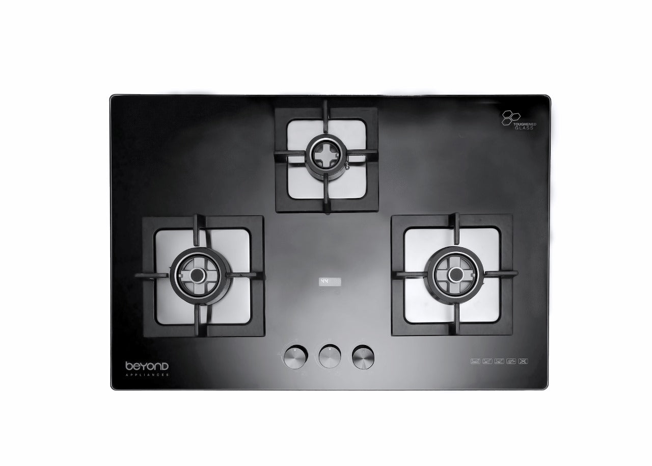 Beyond Appliances Smart Timer Dorado Hobtop 3 Burner with Flame Failur Infinia Home and Kitchen