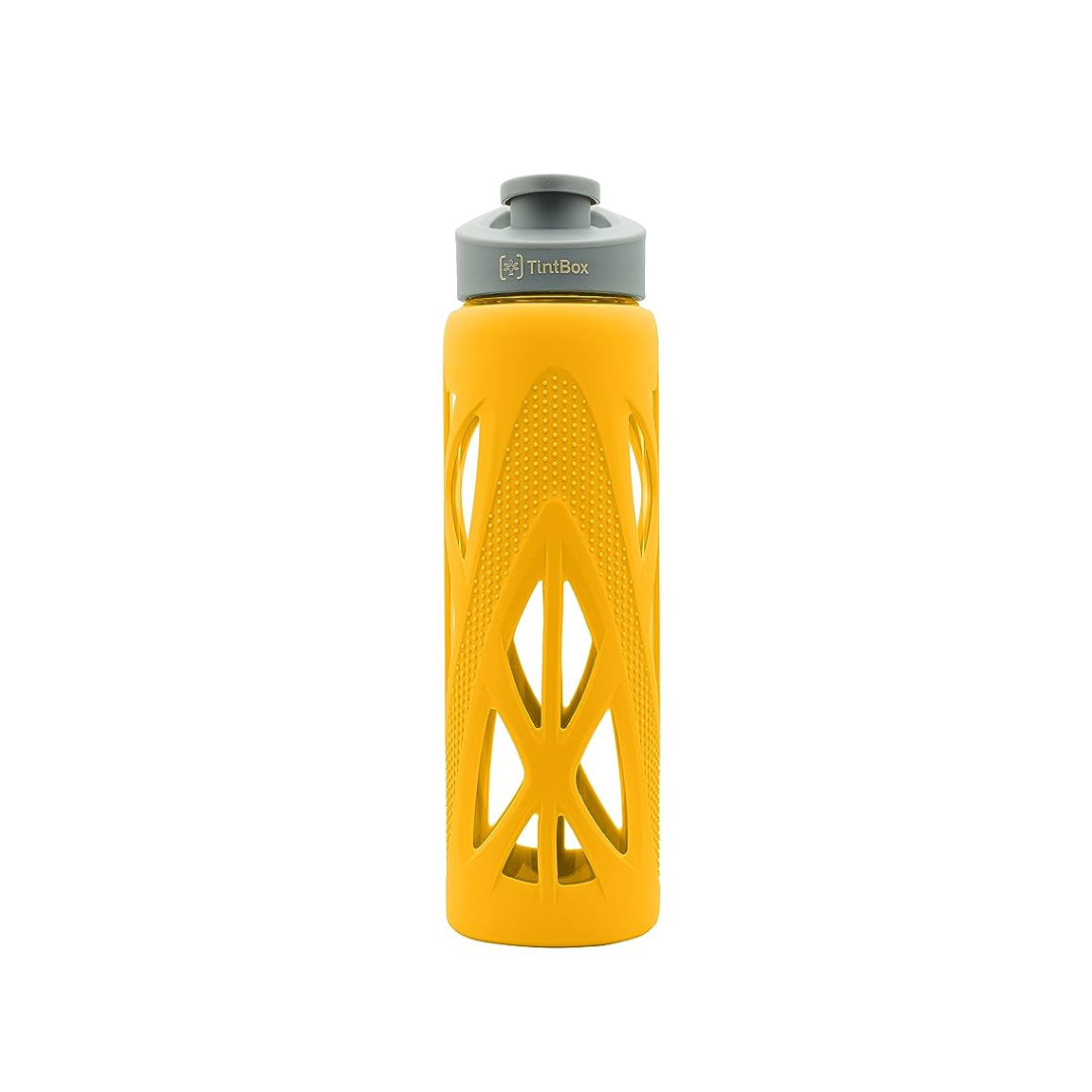 TintBox Borosilicate Glass Bottle | Pulse Yellow |