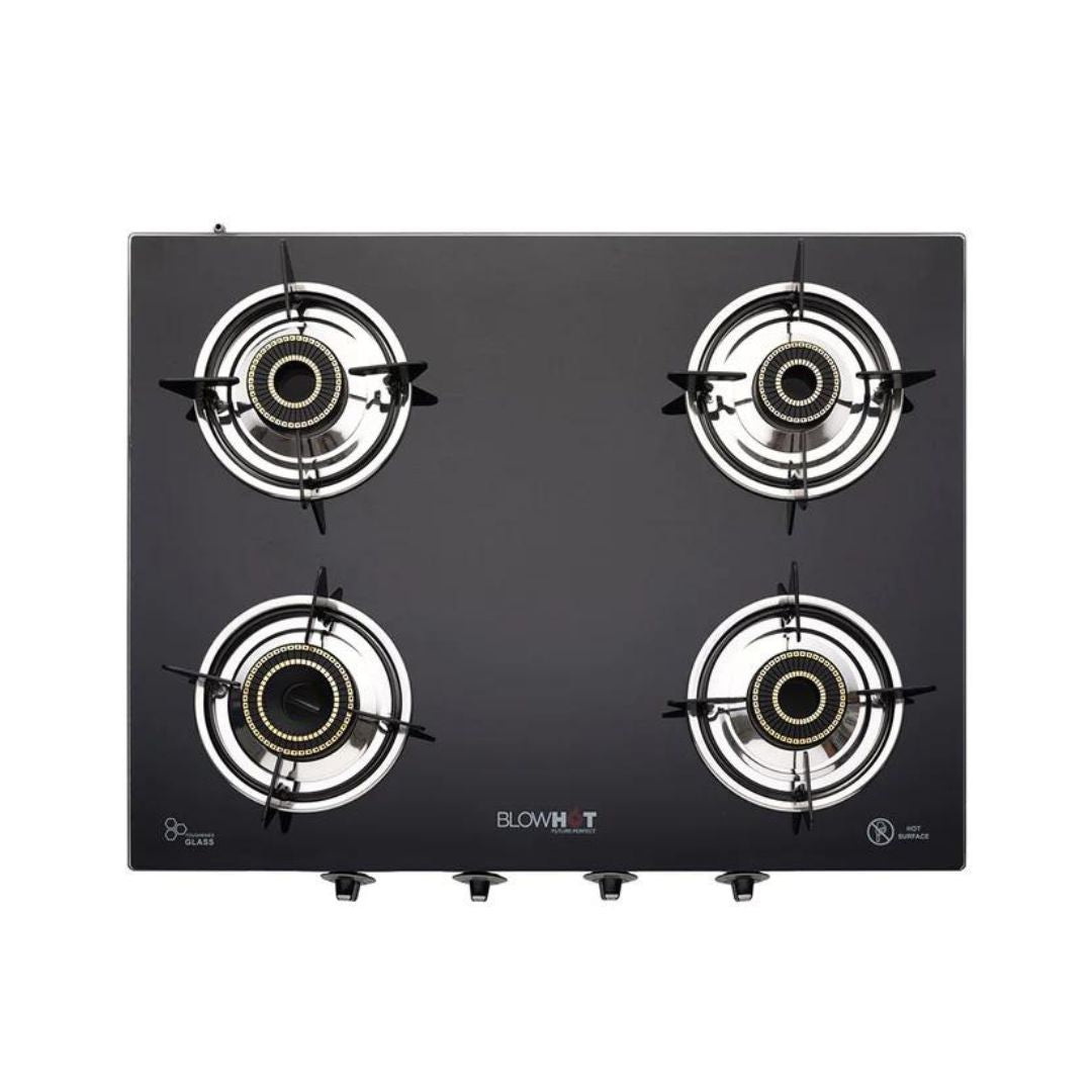 Blowhot Jasper Stainless Steel Frame Glass Cook Top Auto