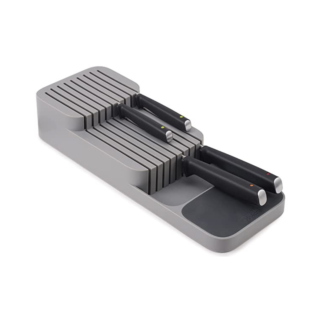 Joseph Joseph Drawer Store Knives Block Organizer | Grey |
