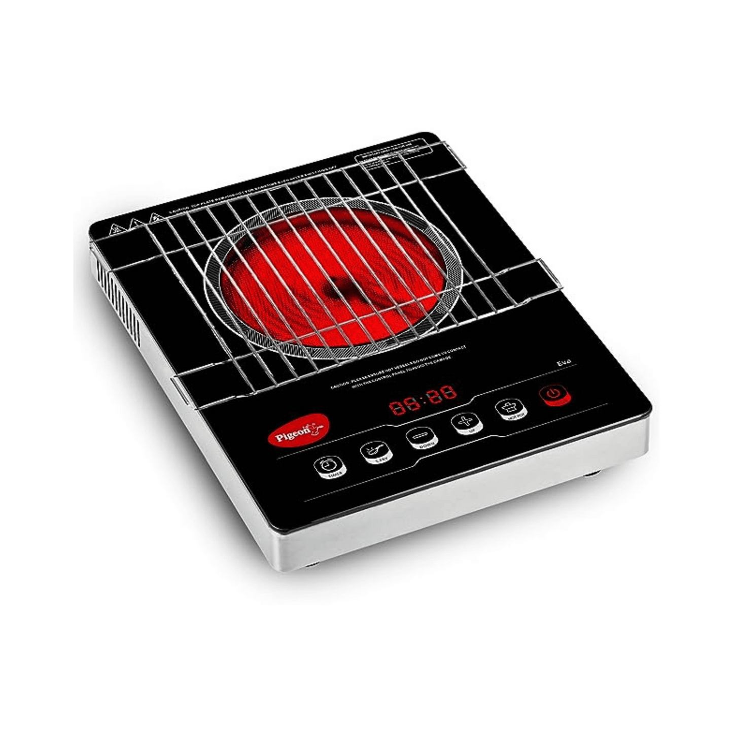 Pigeon Eva Infrared Portable Cooktop 2000 Watts | Black |