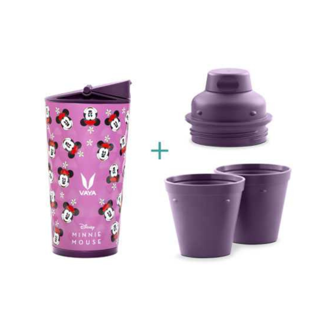 Vaya Drynk - 350 ml - Minnie - (Sipper + Gulper Lid)