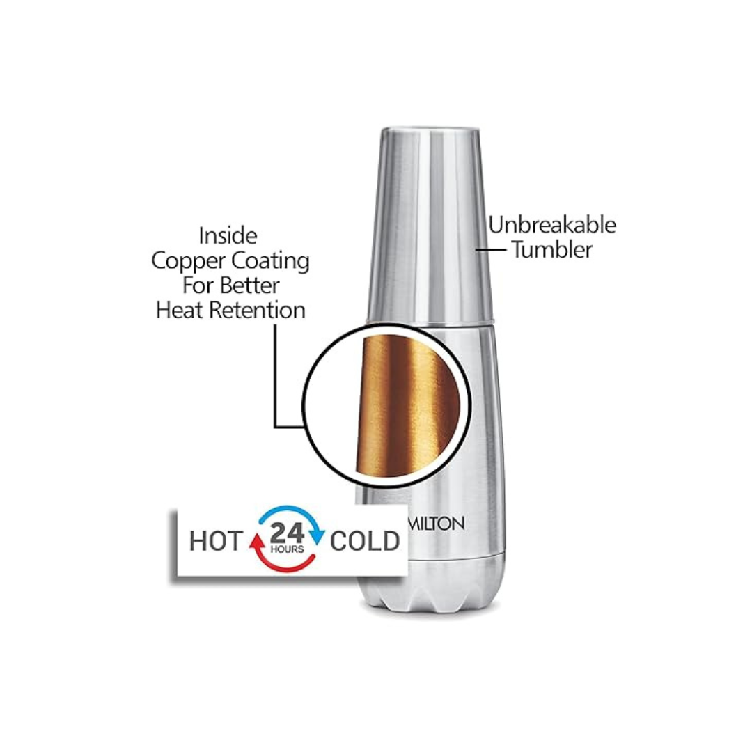 Milton Vertex Steel | 500 ml | Silver