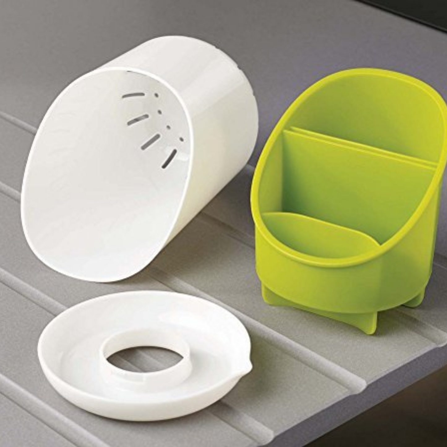 Joseph Joseph Dock Cutlery Drainer and Organiser | Green |