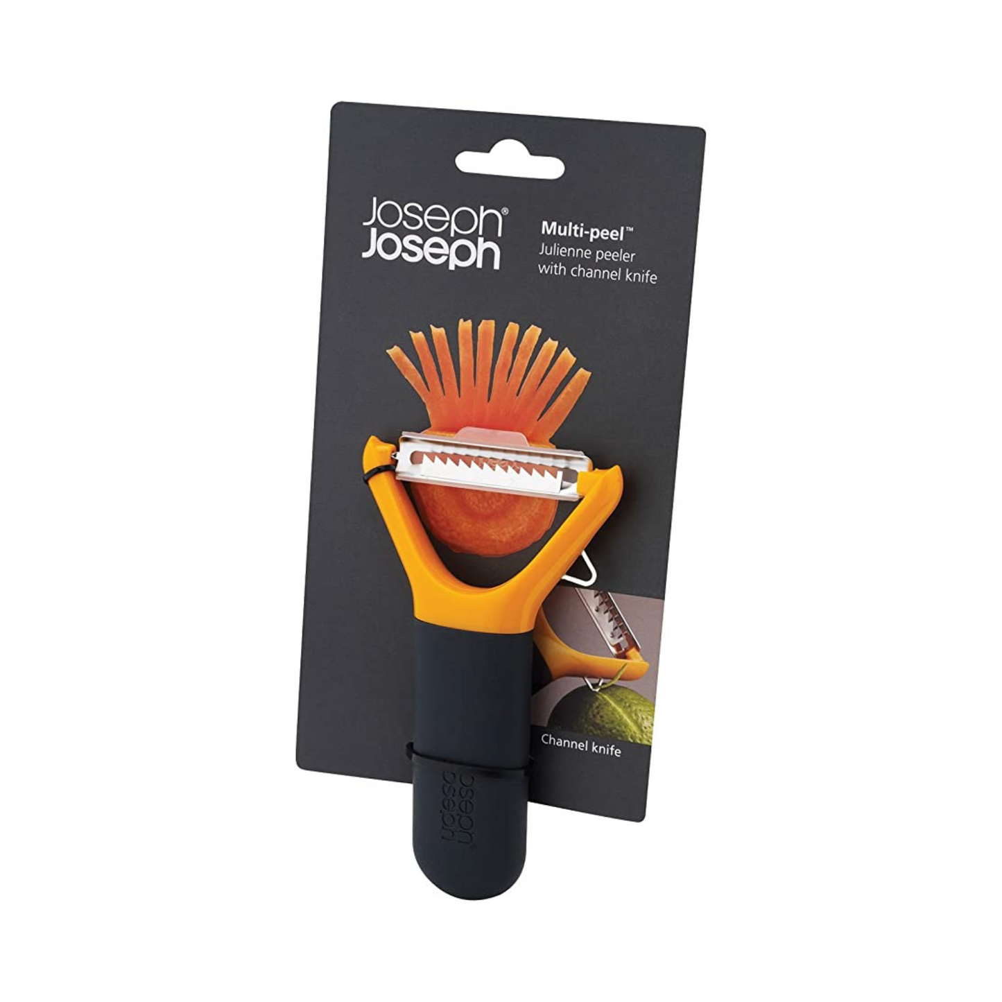 Joseph Joseph Stainless Steel Multi Julienne Peeler | Orange |