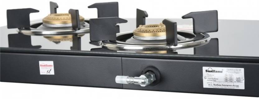 Sunflame MAGNA 3 Burner Toughened Glass Top Gas Stove