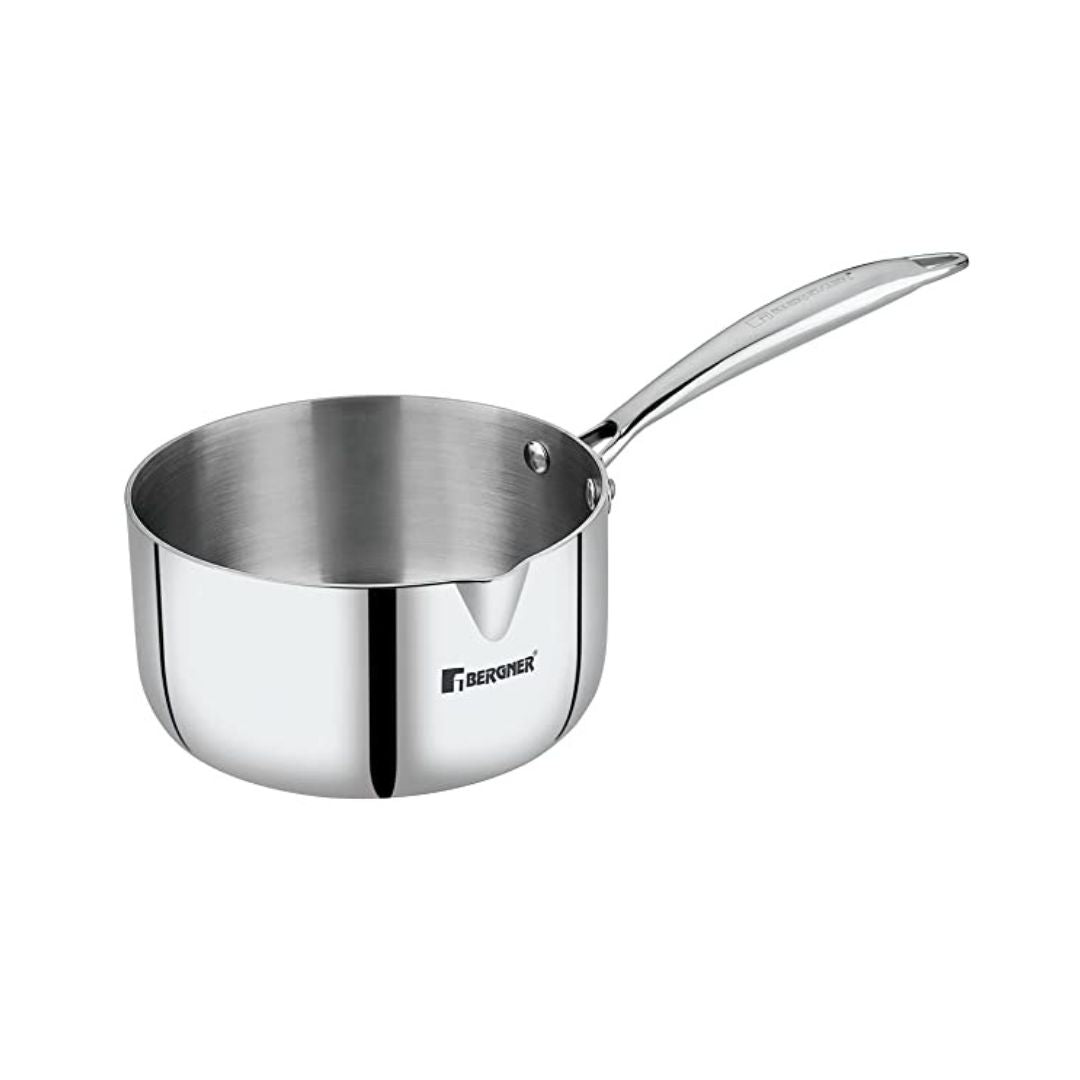 Bergner Stainless Steel Tri-ply Milkpan | 20cm |