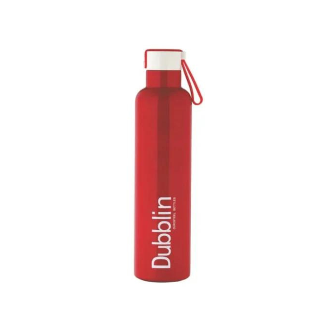 Dubblin Boom Stainless Steel Water Bottle |900 Ml|Red|