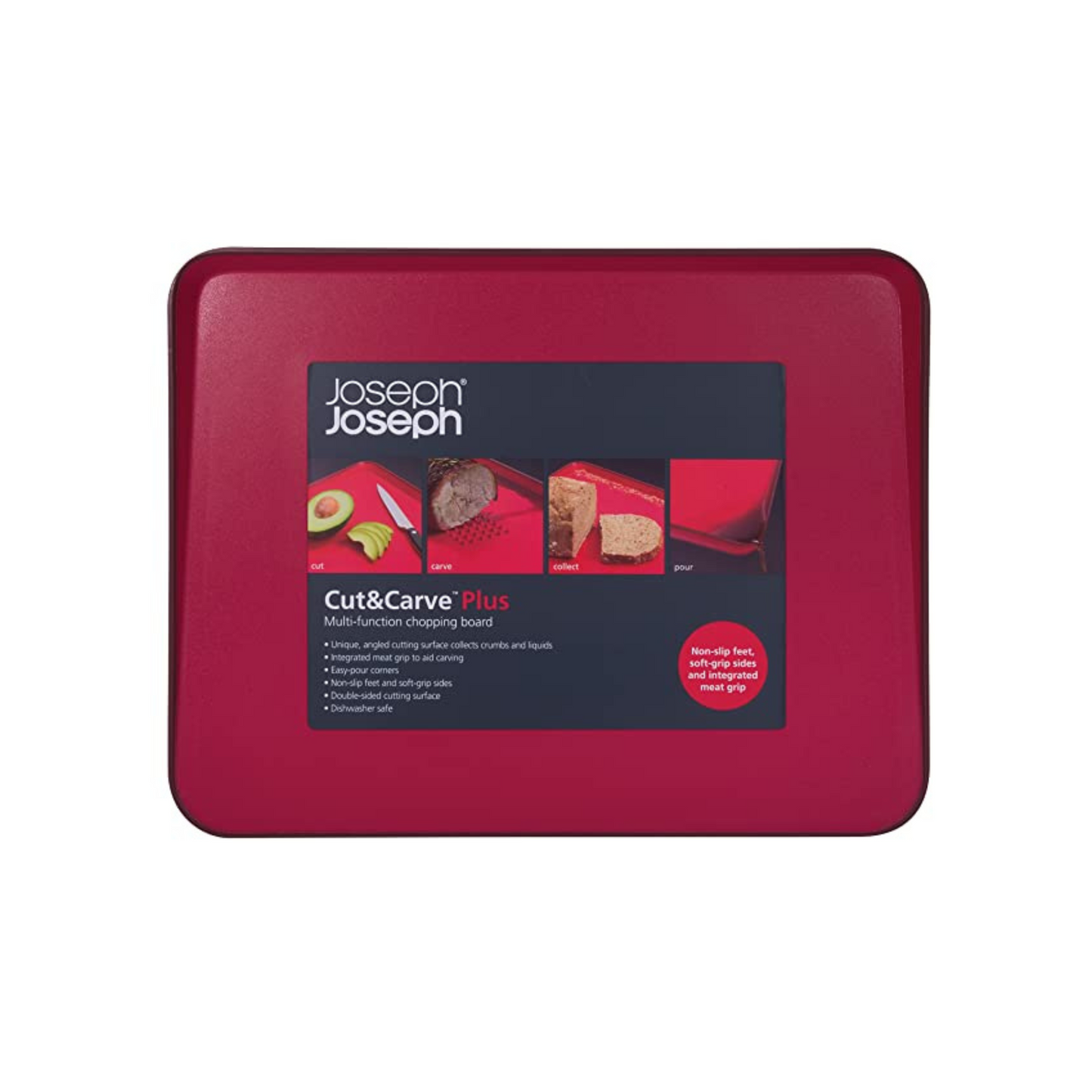 Joseph Joseph Cut & Carve Plus Large | Red