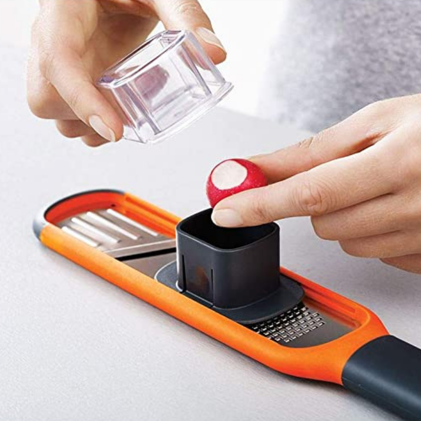Joseph Joseph Handi- Grate 2in1 Mini Grater & Slicer | Orange |