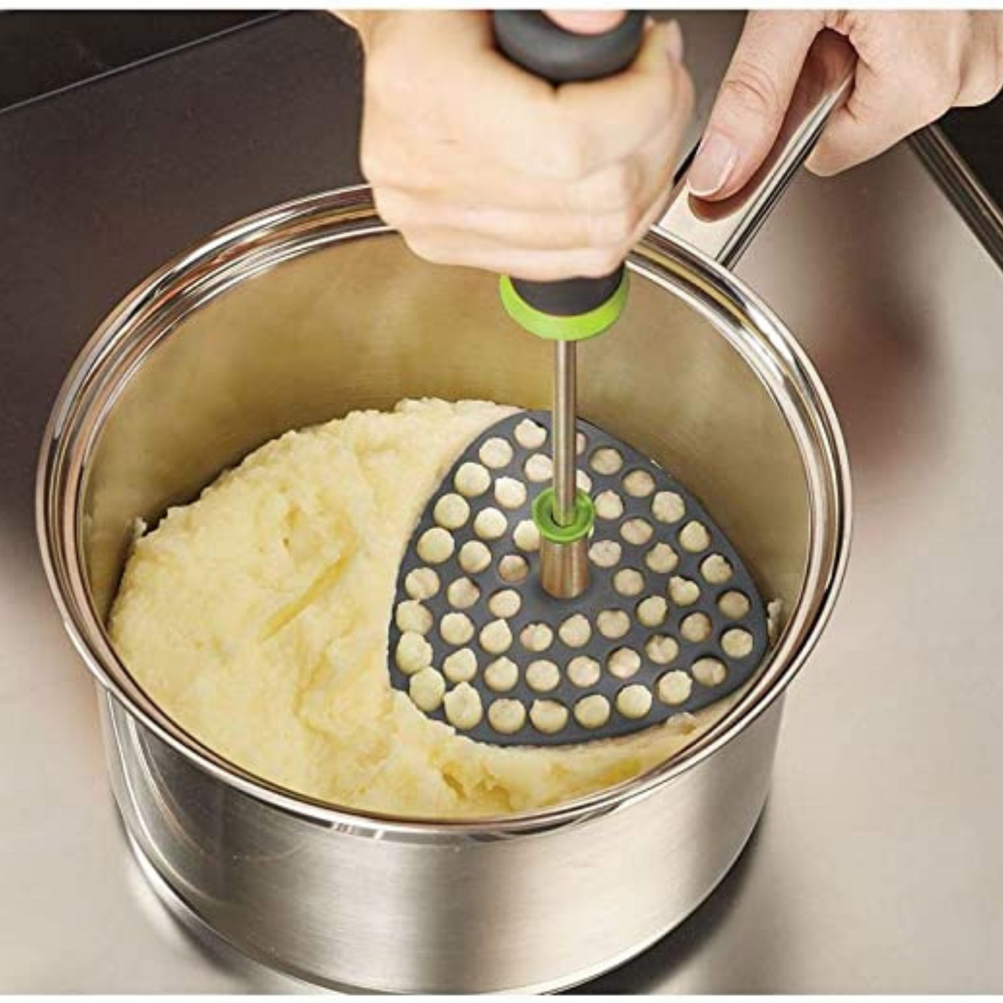 Joseph Joseph Delta Folding Masher | Green |