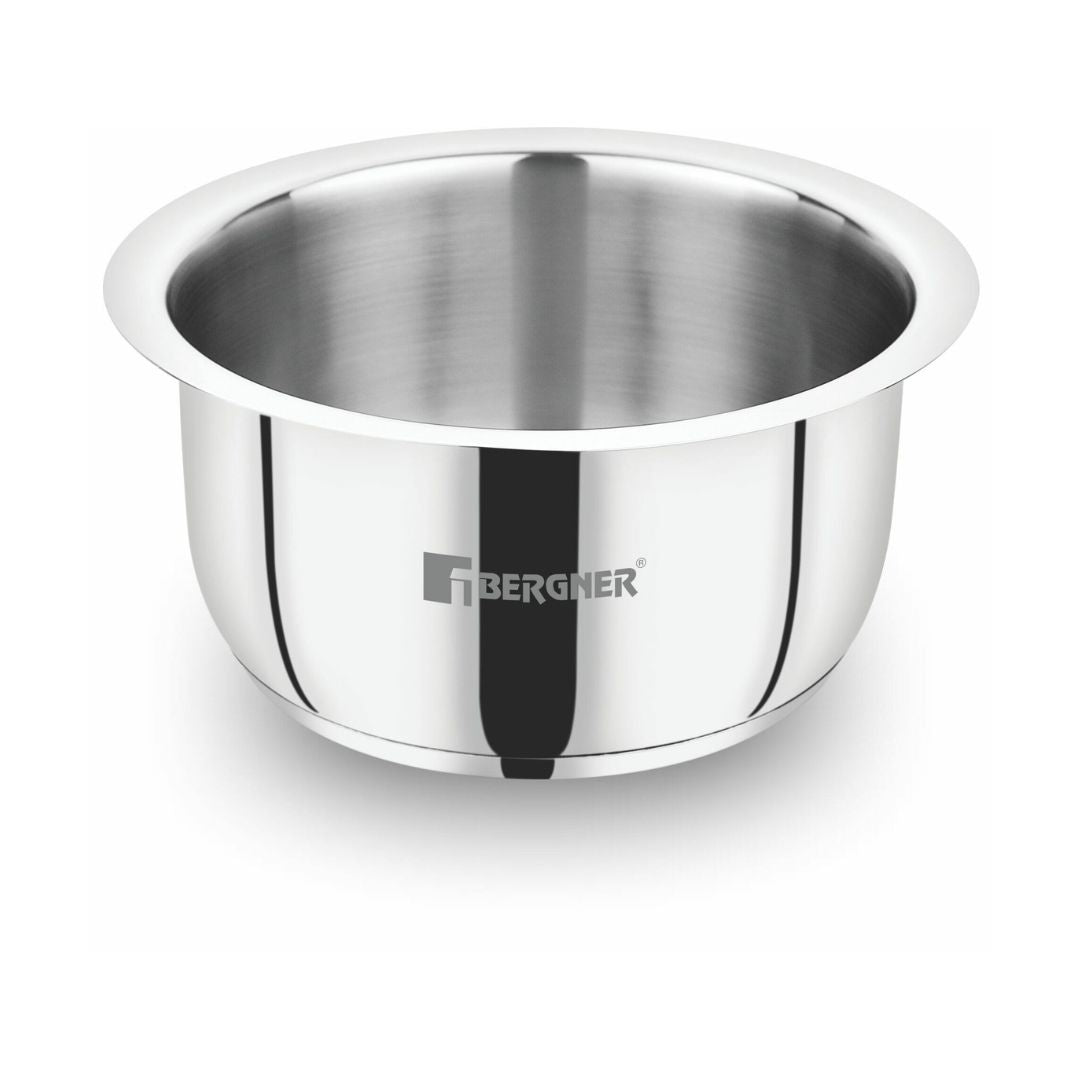 Bergner Eternity Stainless Steel Tope/Patila with Induction Compatible