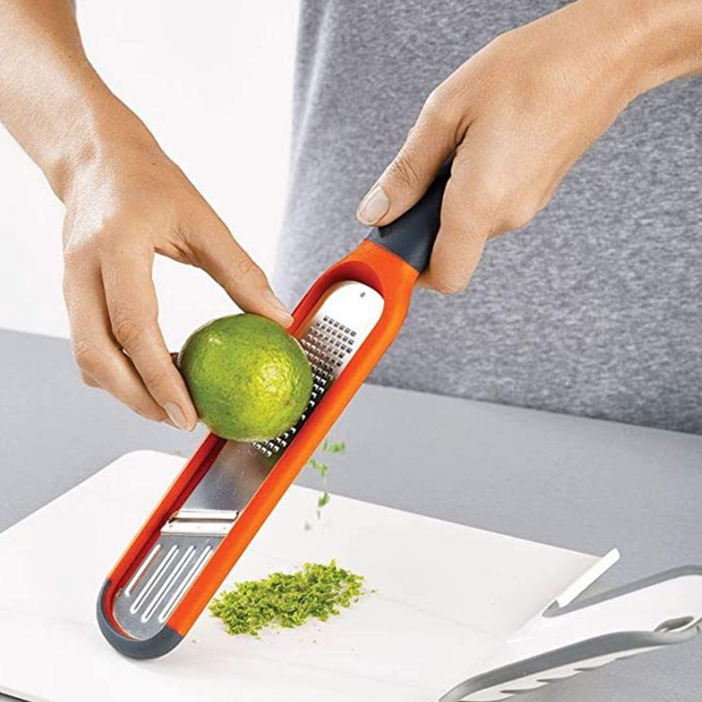 Joseph Joseph Handi- Grate 2in1 Mini Grater & Slicer | Orange |