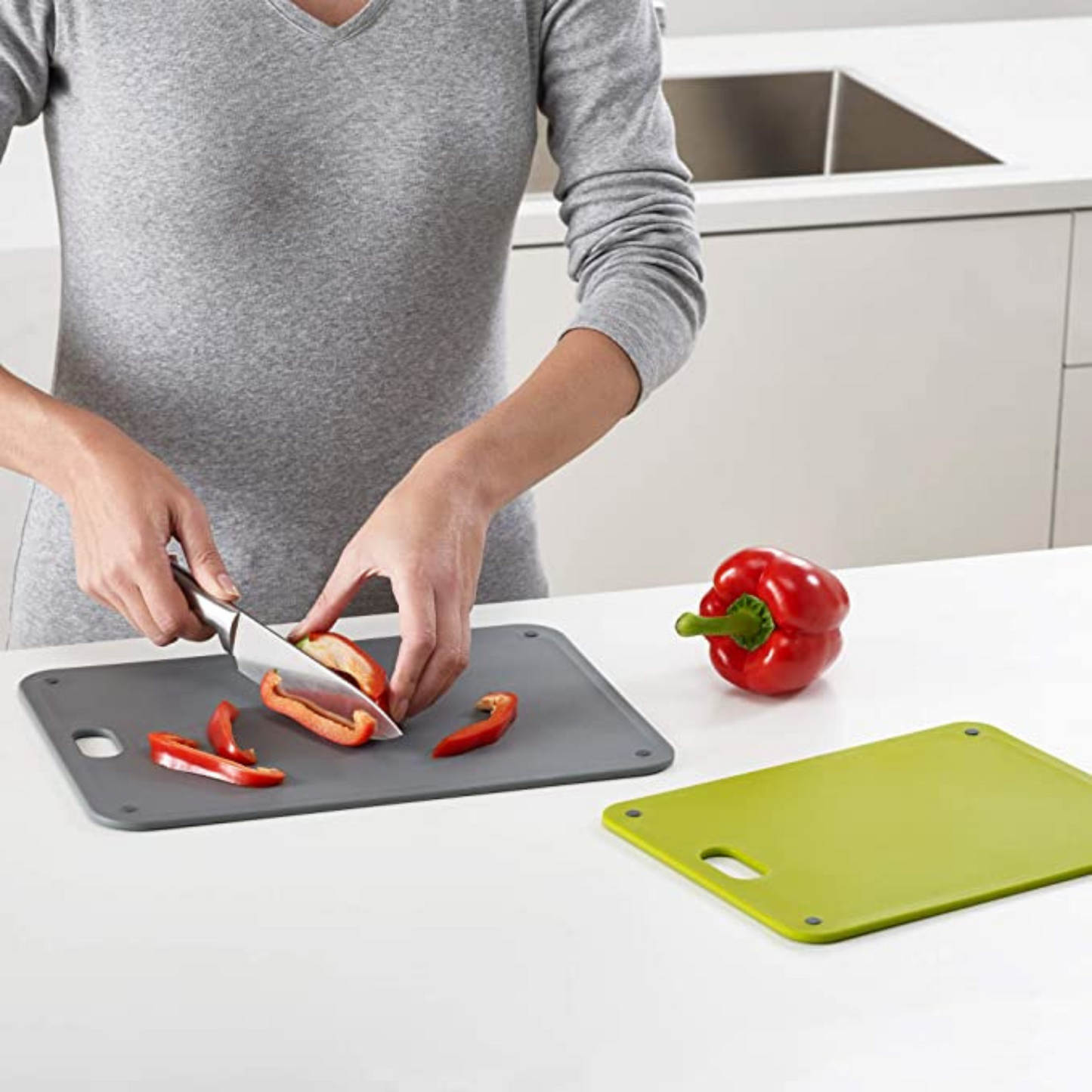 Joseph Joseph Door Store Chopper | 2- Piece Set | Rectangular |