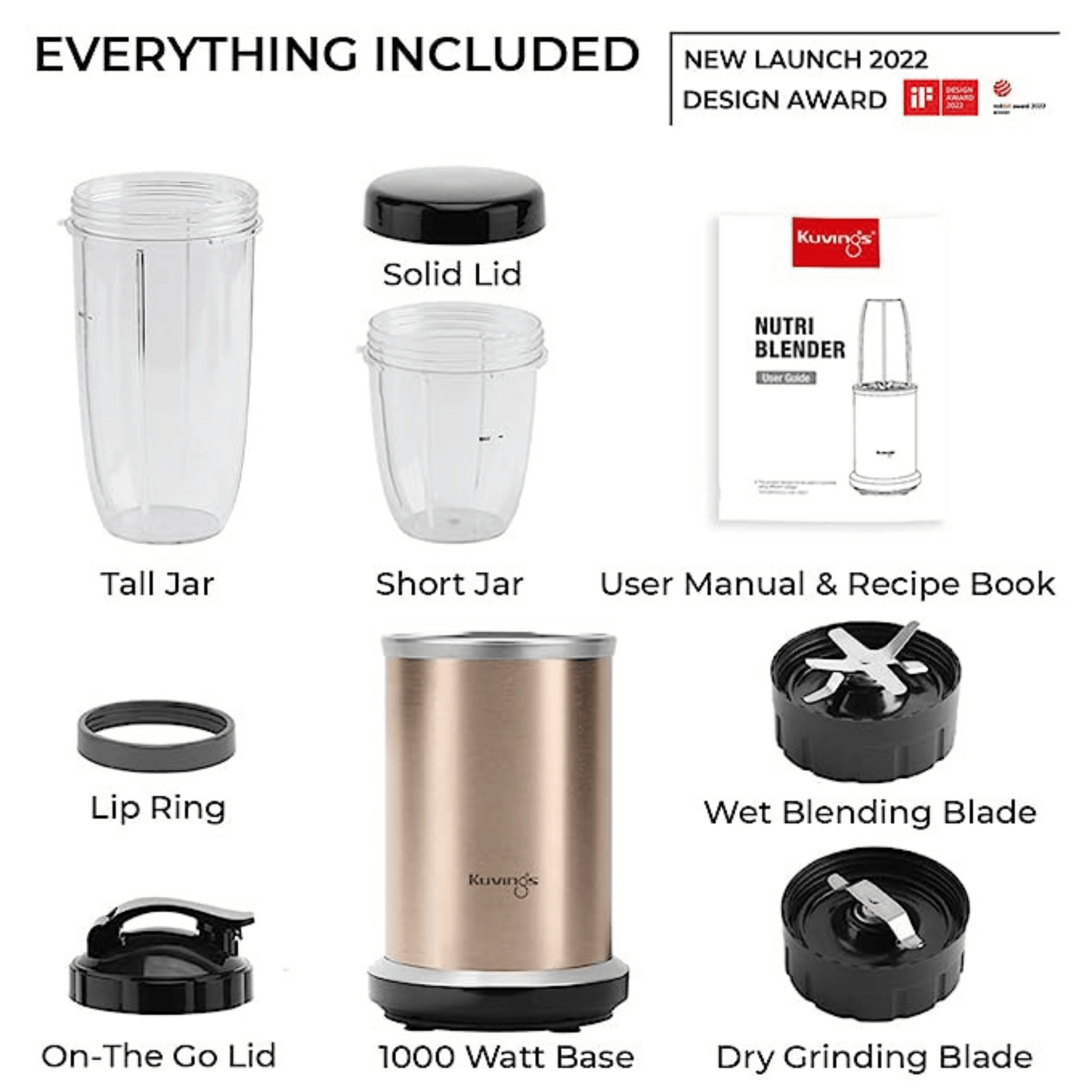 Kuvings Nutri Blender PRO | Gunmetal Grey