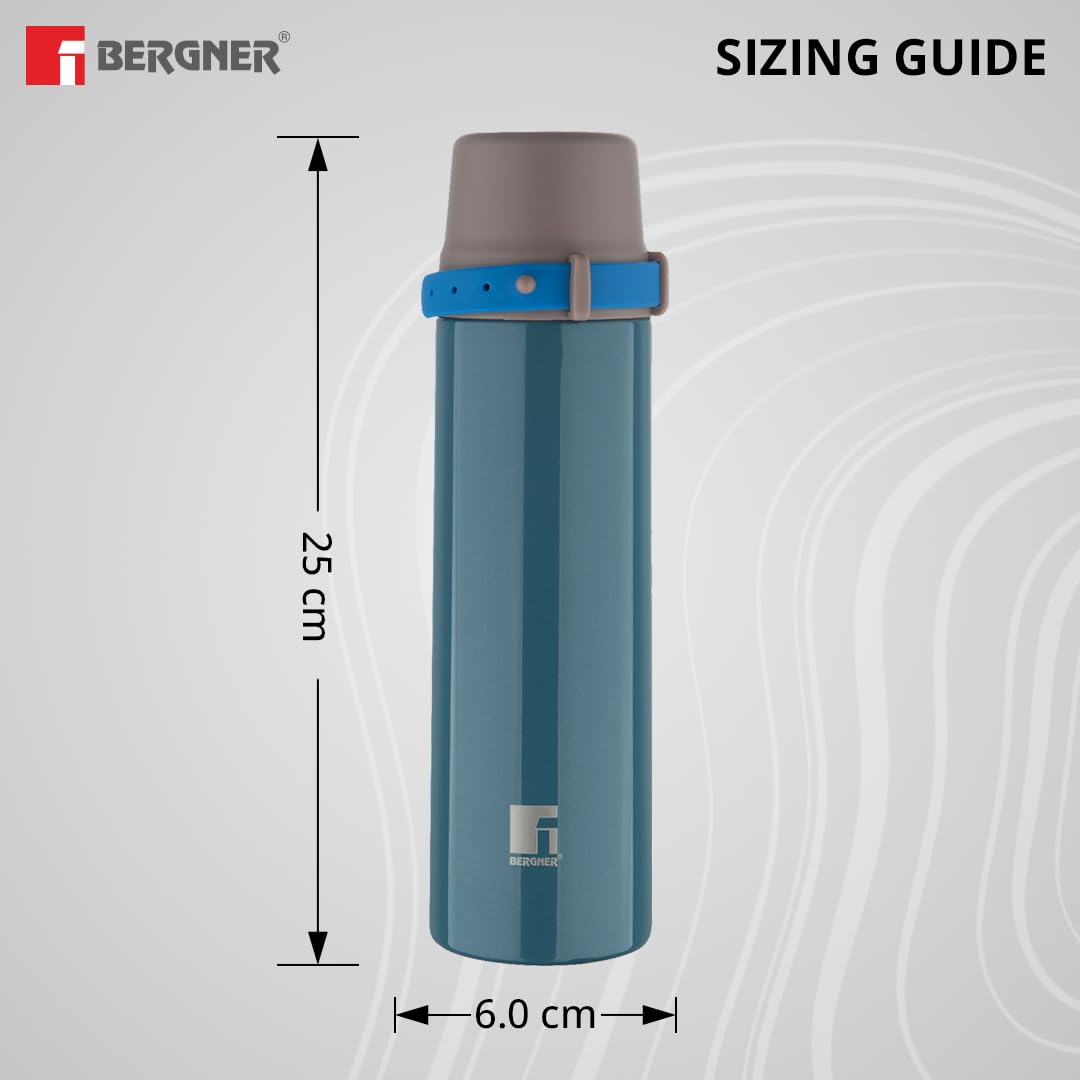 Buy Bergner Walking Vacuum Insulated Thermosteel Bottle/ Flask | 500 ml | Hydro |