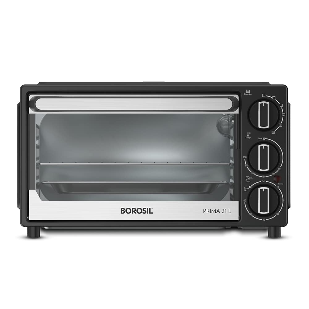 Buy Borosil Prime Oven Toaster Griller| 21 Litre | Black |