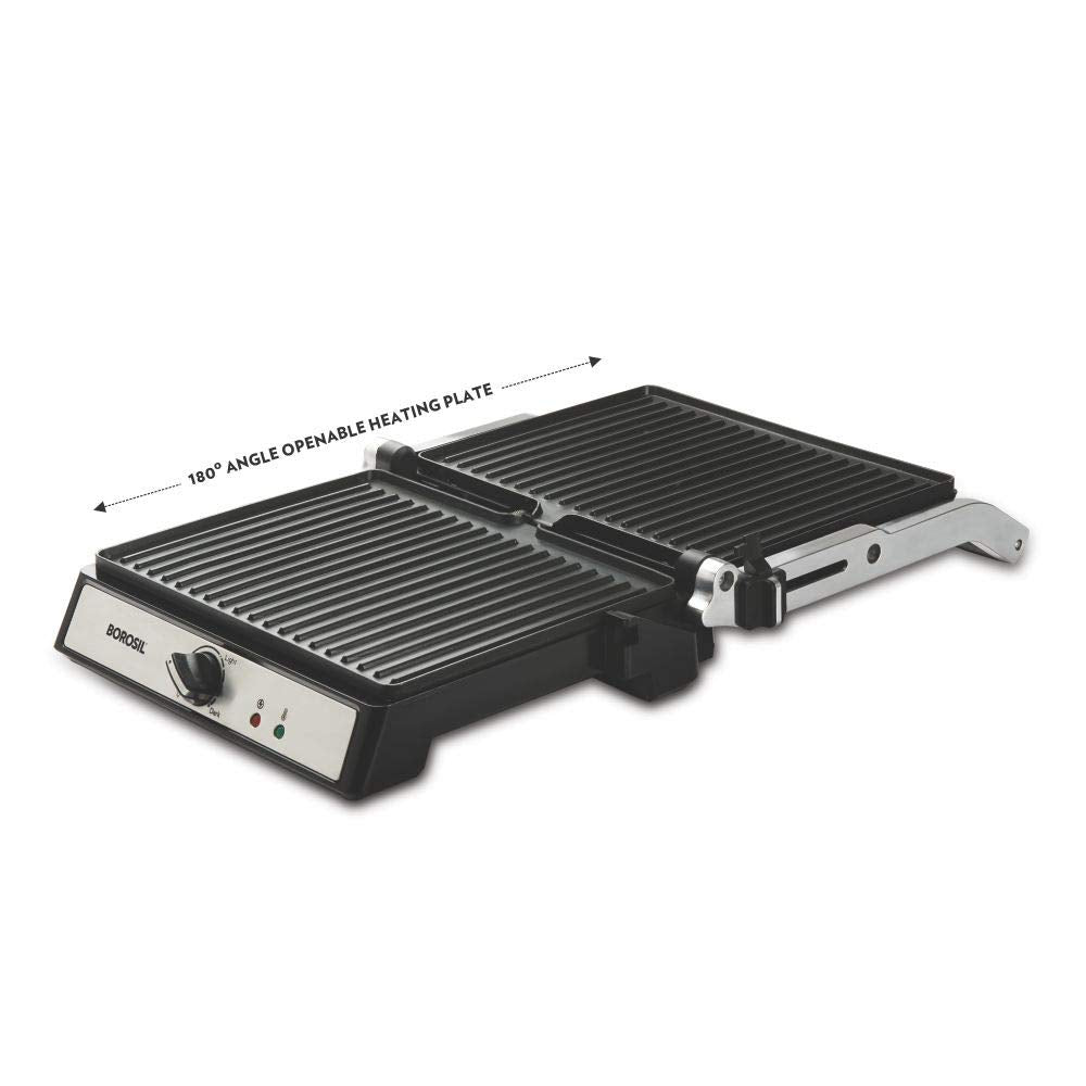 Buy Borosil Super Jumbo 180 Grill Sandwich Maker, Non-toxic