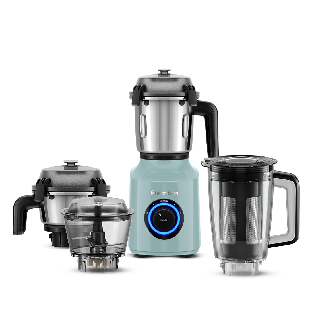 Atomberg Zenova Fresh Juicer Mixer Grinder | BLDC Motor | 1000 Watt | 4 Jar With Chopper |