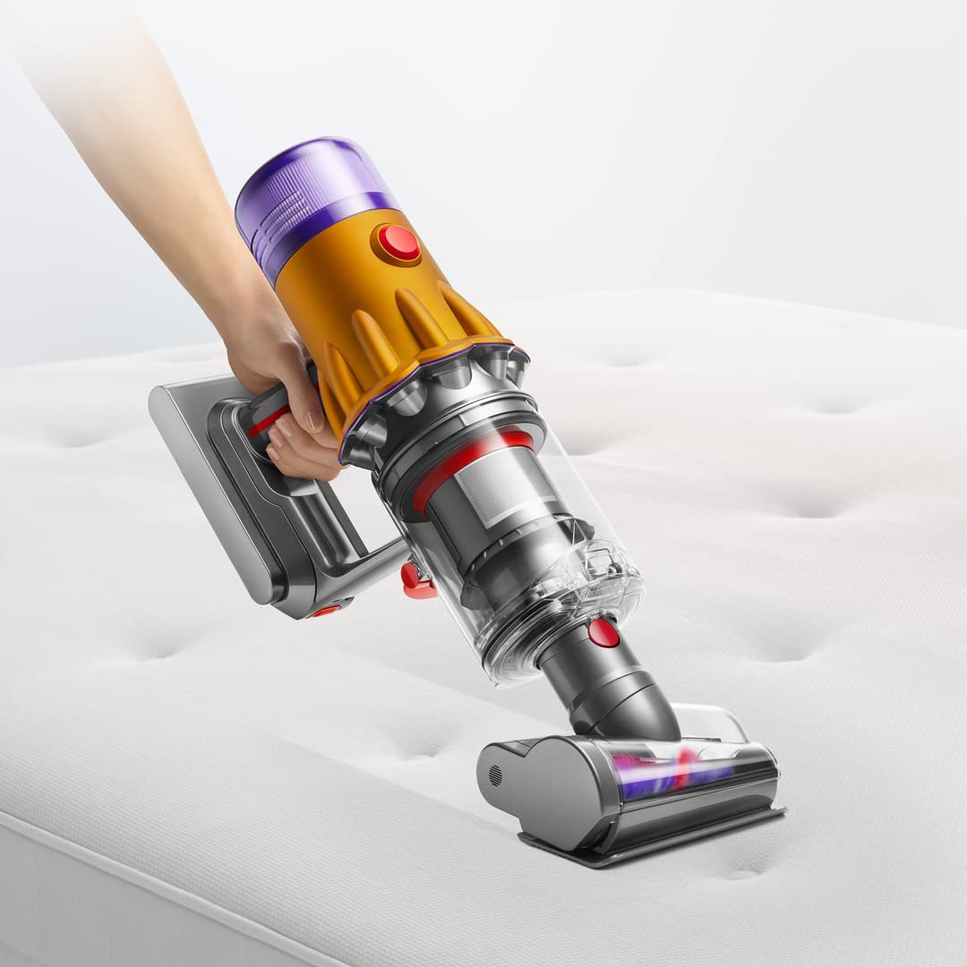 Dyson V12 Detect Slim Absolute Vacuum Cleaner | Yellow/Iron/Nickel |