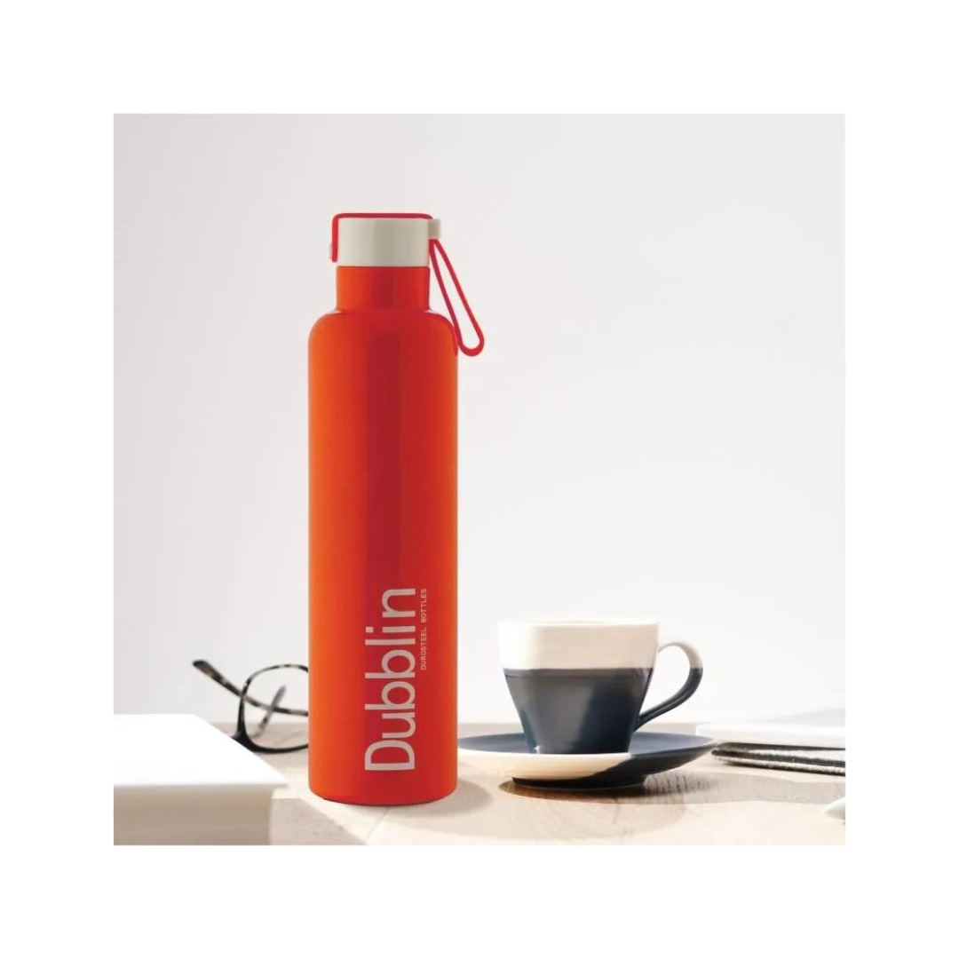 Dubblin Boom Stainless Steel Water Bottle |900 Ml|Red|