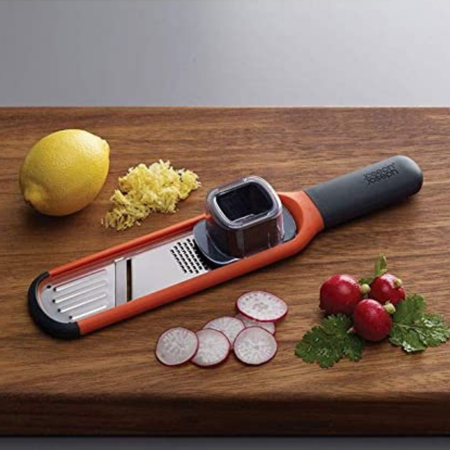 Joseph Joseph Handi- Grate 2in1 Mini Grater & Slicer | Orange |