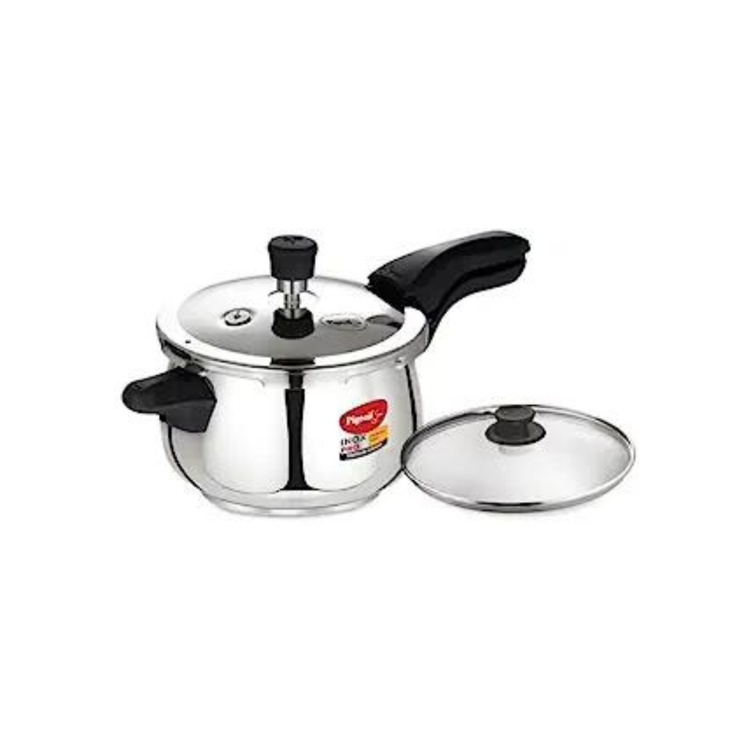 Pigeon inox 5l induction bottom pressure cooker stainless steel sale