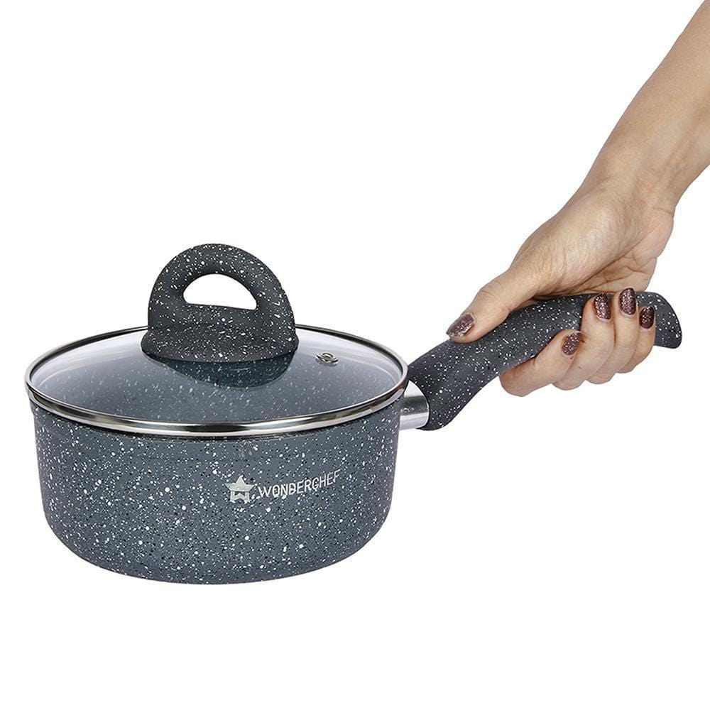 Wonderchef Granite Non-Stick Sauce Pan 3.5mm/1.8 litres /18 cm