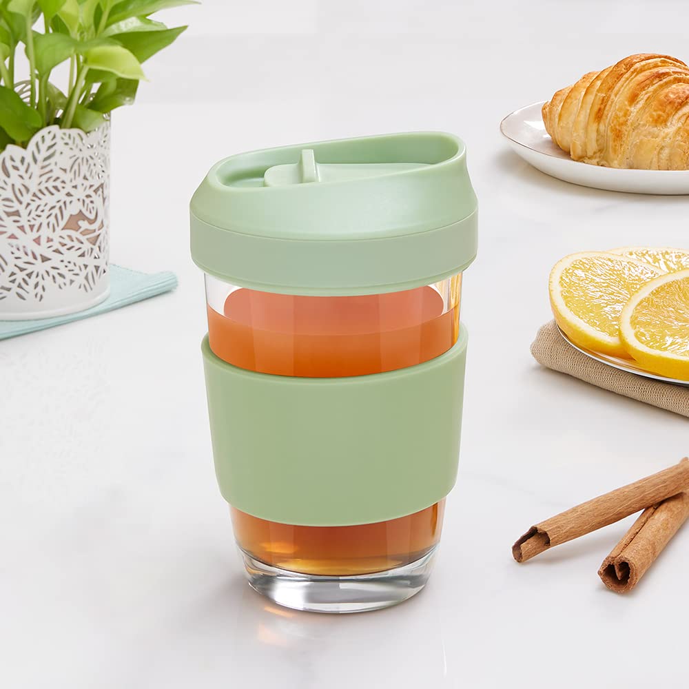 Buy Borosil Green Glass Mug | 300 ml |