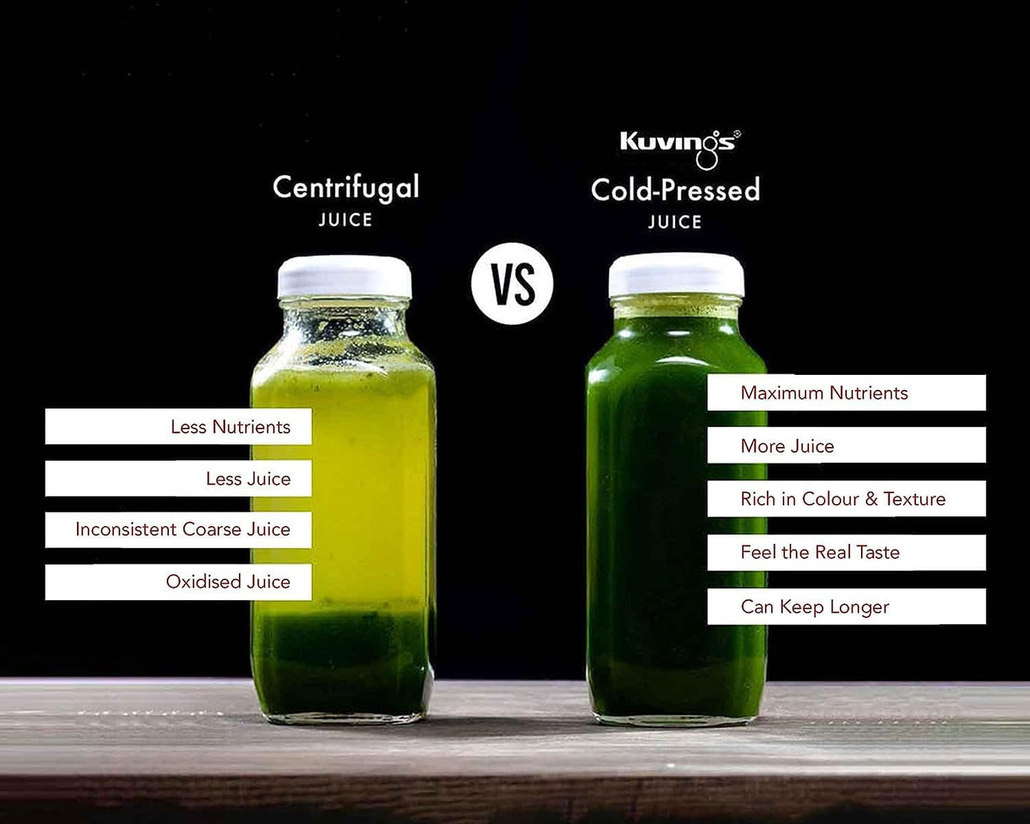 Kuvings Auto 10 | Black Cold Press Juicer | Ultimate Hands-Free Whole Slow Juicer