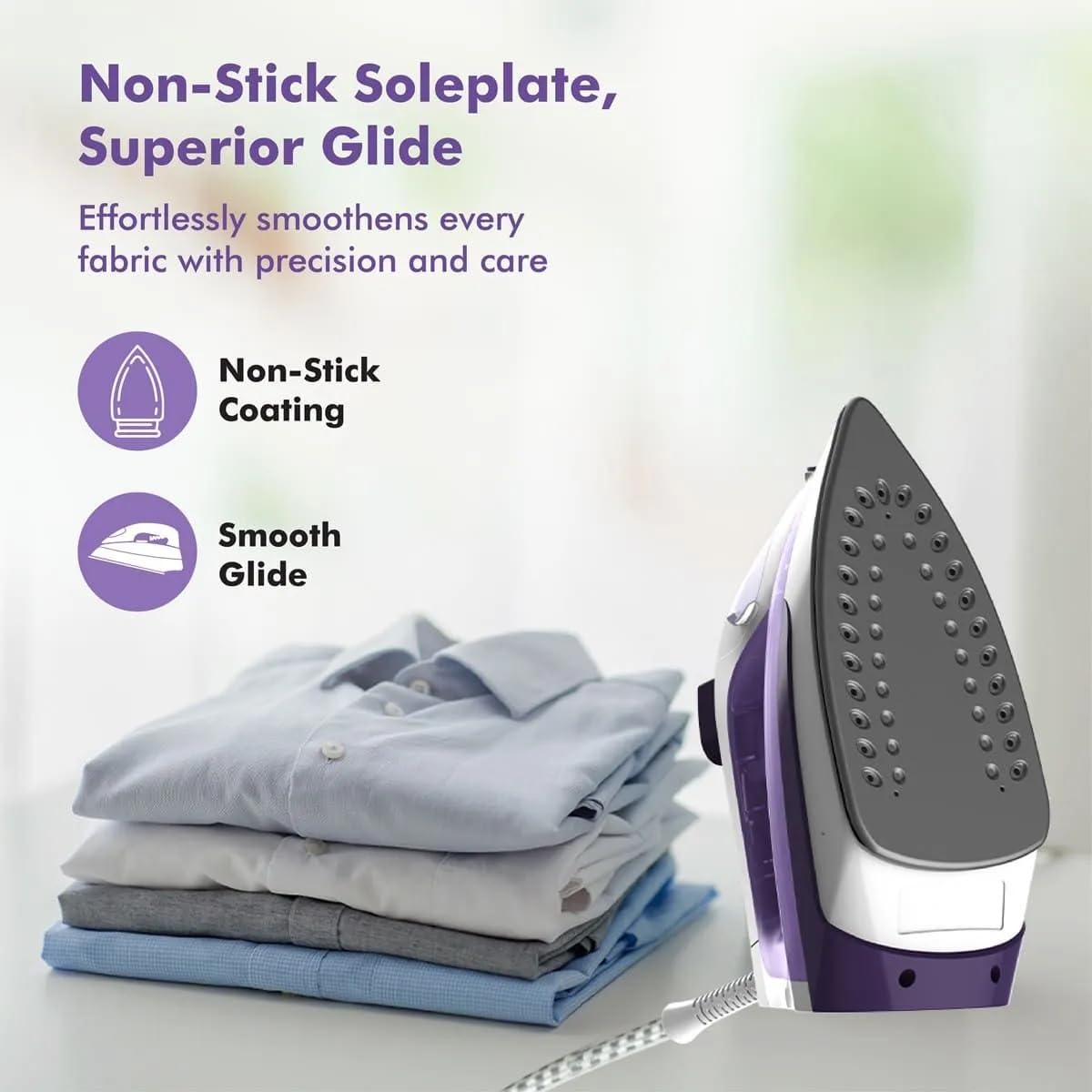 Havells STELLA | 2000 W | Steam Iron | Anti Drip | Self-Cleaning | Anti Scalc Technology |
