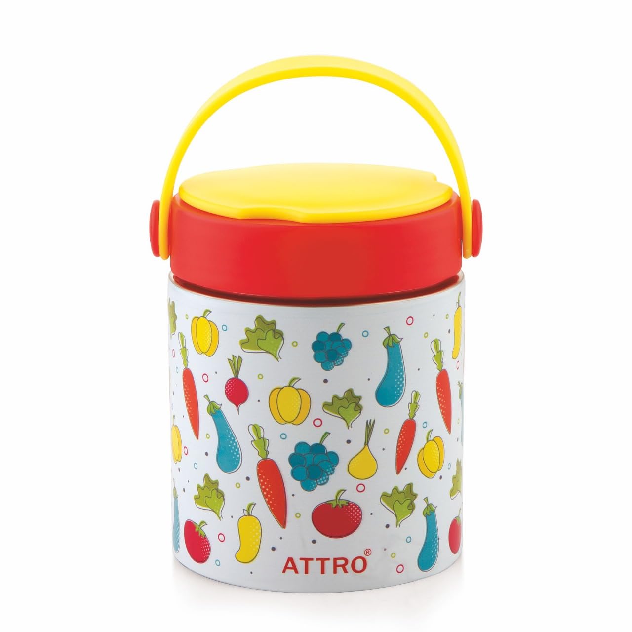 ATTRO Happy Go Vacuum Insulated Stainless Steel Soup Jar | 500ml |