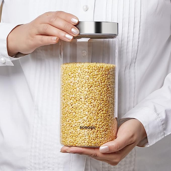 Buy Borosil Endura Air-Tight Glass Jar |1200ml|