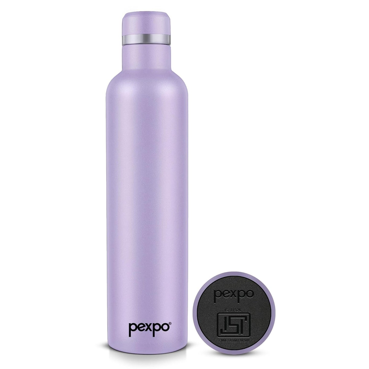 Pexpo Oreo Stainless Steel Water Bottle | 750ml | 3 Layered Insulation |