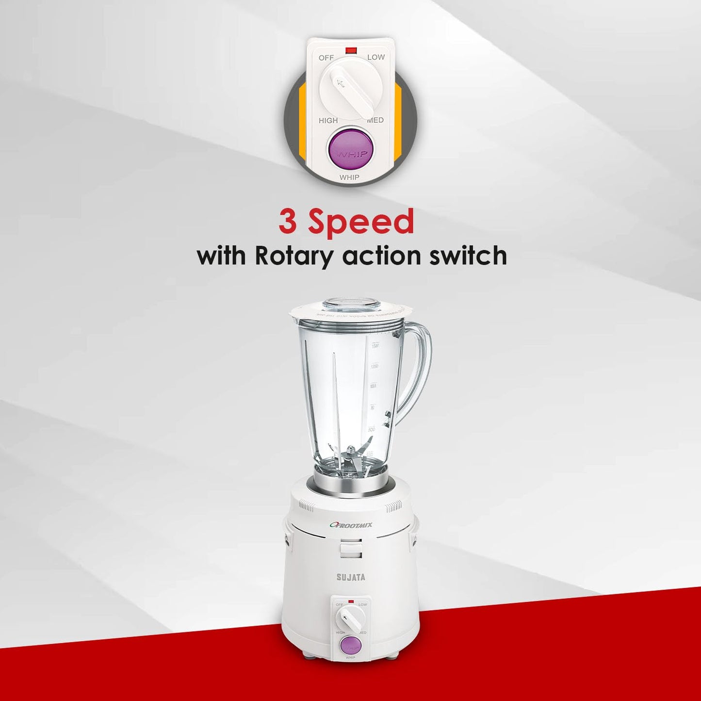 Sujata Frootmix Smart Mixer Grinder | 900W | White |