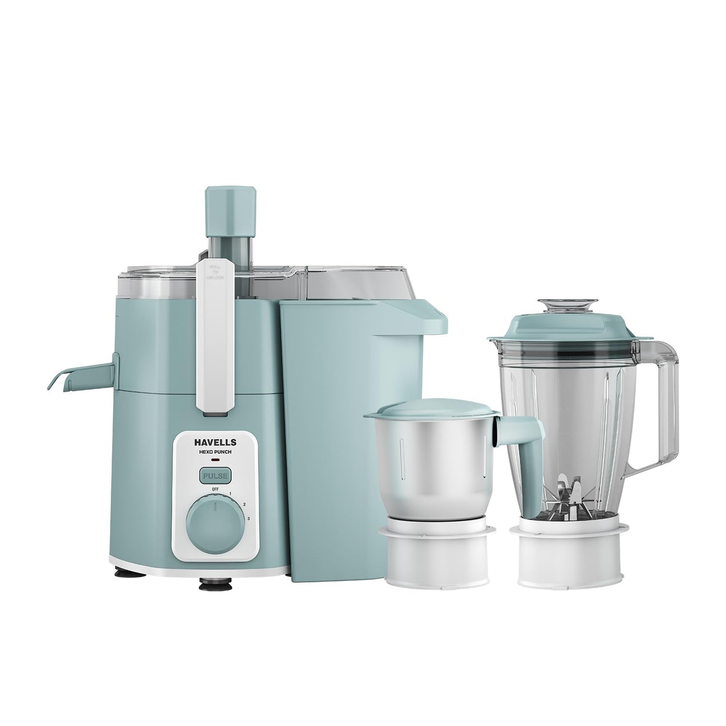 Havells Hexo Punch | 900W | Juicer Mixer Grinder | 2 Jars |