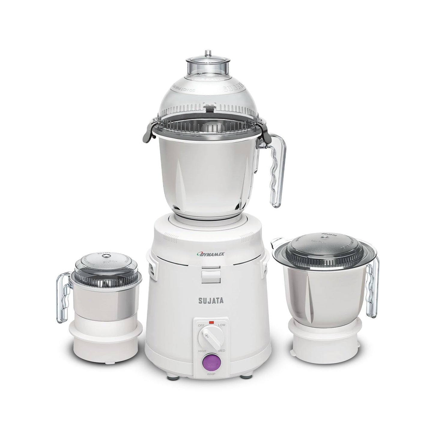 Sujata Dynamix 900 Watts Mixer Grinder | 3 Jars | White |