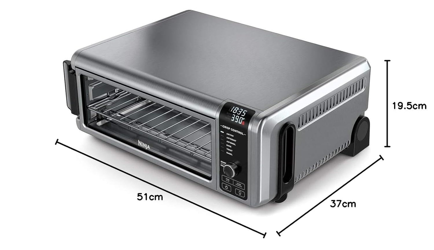Ninja Foodi 8-in-1 Multi-Function Oven | Air Fry, Roast, Grill, Bake & Toast | Compact Countertop Oven | Silver |